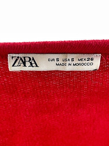 s Beden kırmızı Renk Zara Sweatshirt %70 İndirimli.