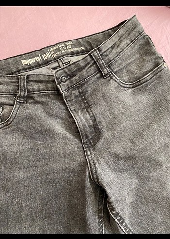 Gri Normal Kesim Erkek Denim Pantolon - Görsel 4