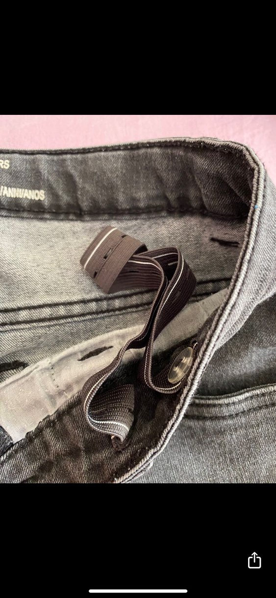 Gri Normal Kesim Erkek Denim Pantolon - Görsel 3