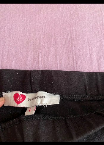 Koton Siyah Elastik Kadın Spor Tayt - Görsel 3