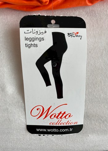 Turuncu Desenli Çocuk Taytı - Görsel 2