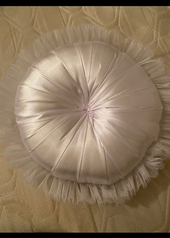 Beyaz Fırfırlı Düğün Aksesuarı - Görsel 6