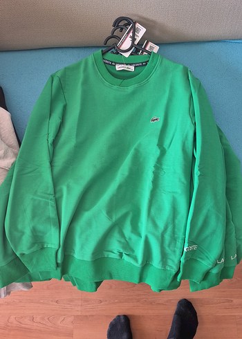 Erkek Yeşil Loose Fit Sweatshirt
