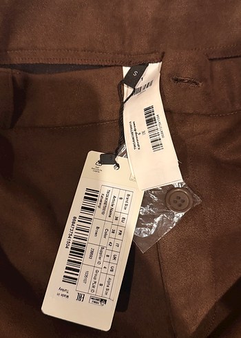 Kahverengi Süet Midi Kemerli Kadın Etek - Görsel 6