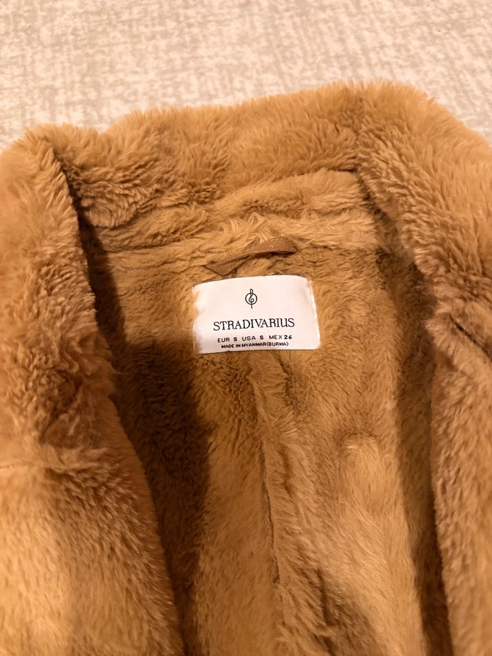 Kahverengi Süet Kürk Detaylı Kadın Ceket - Görsel 5