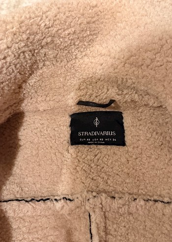 Kürklü Bej Detaylı Siyah Deri Ceket - Görsel 2