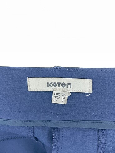 36 Beden lacivert Renk Koton Kumaş Pantolon %70 İndirimli.