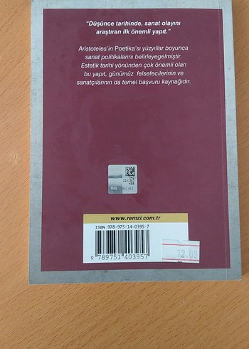Aristoteles Poëtika - Remzi Kitabevi - Görsel 3