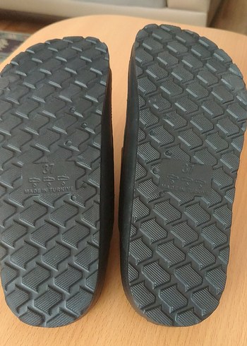 Siyah çocuk terliği 37 numara - Görsel 3