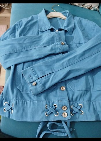 Mavi Kadın Denim Mini Ceket - Görsel 4