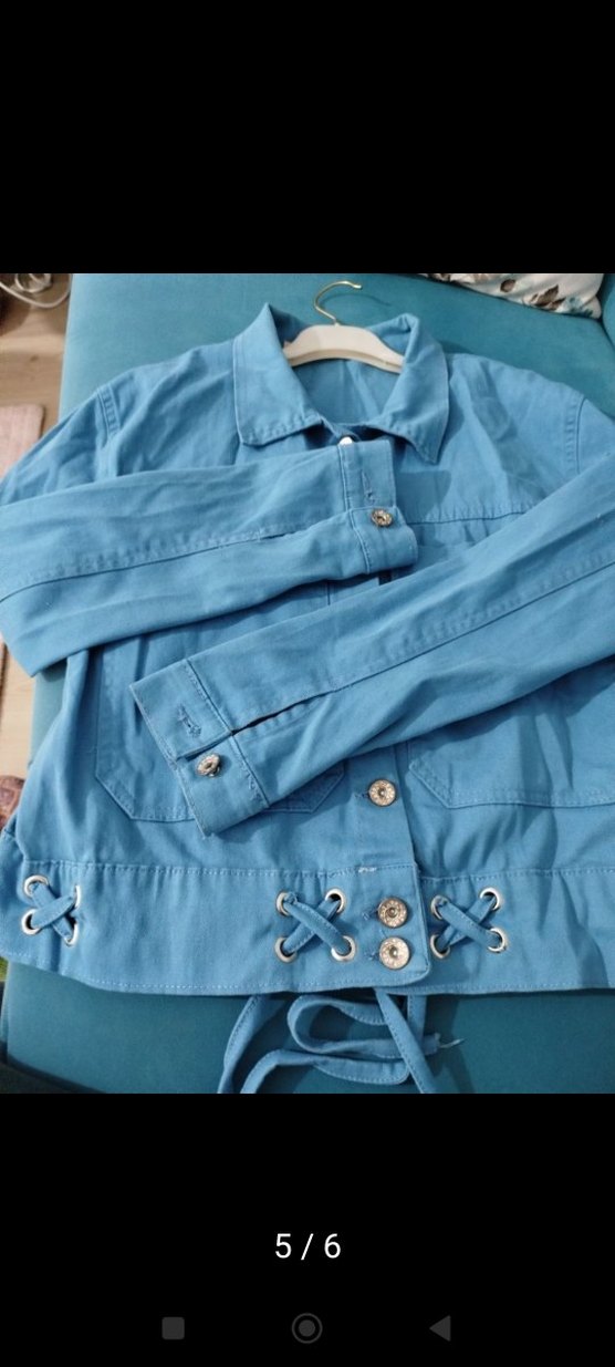 Mavi Kadın Denim Mini Ceket - Görsel 4