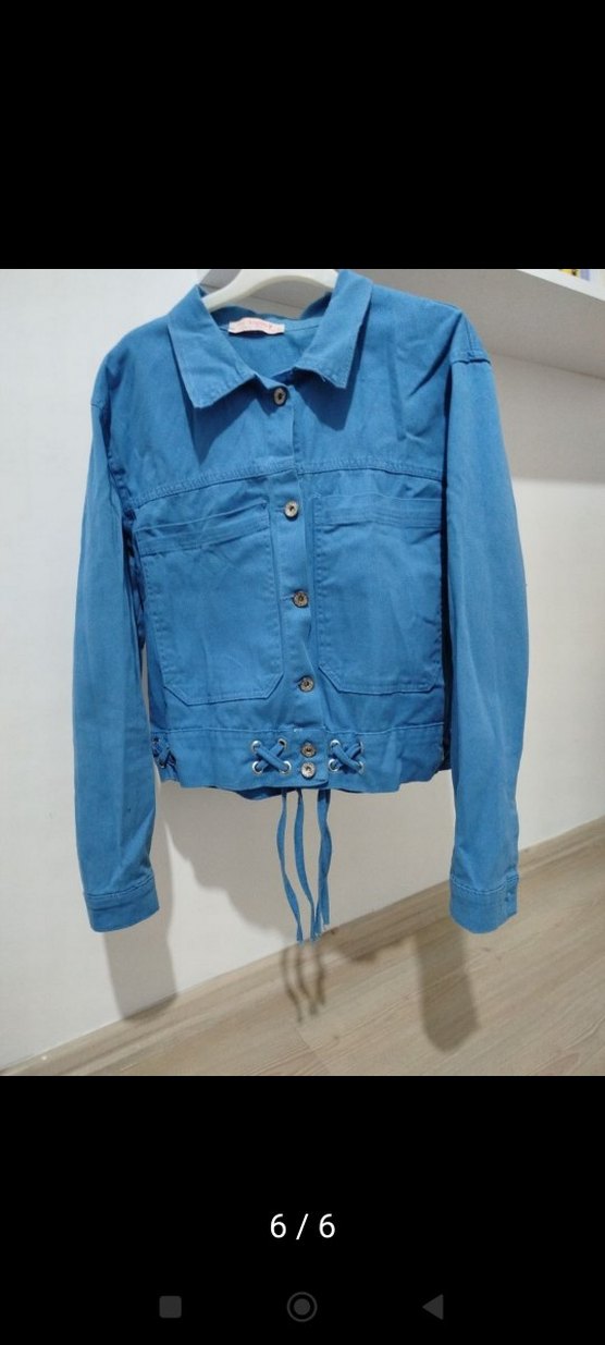 Mavi Kadın Denim Mini Ceket - Görsel 2