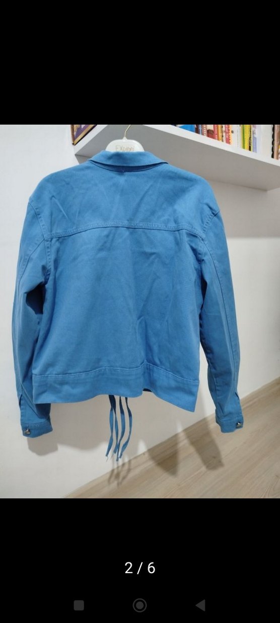 Mavi Kadın Denim Mini Ceket - Görsel 3