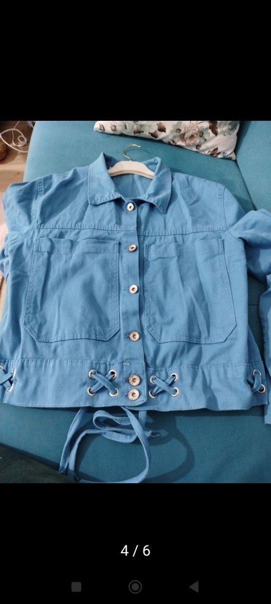 Mavi Kadın Denim Mini Ceket - Görsel 5