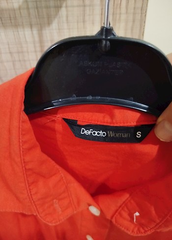 turuncu kadın gömlek - Görsel 3