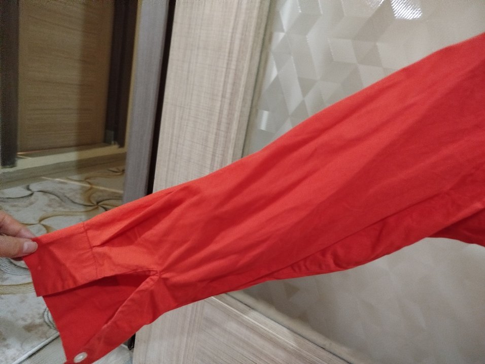 turuncu kadın gömlek - Görsel 5