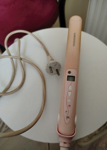 Pastel Pembe GRUDIG Saç Düzleştirici - Görsel 3