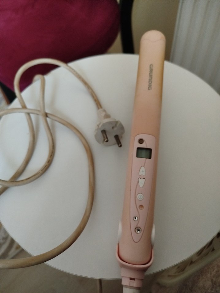 Pastel Pembe GRUDIG Saç Düzleştirici - Görsel 3