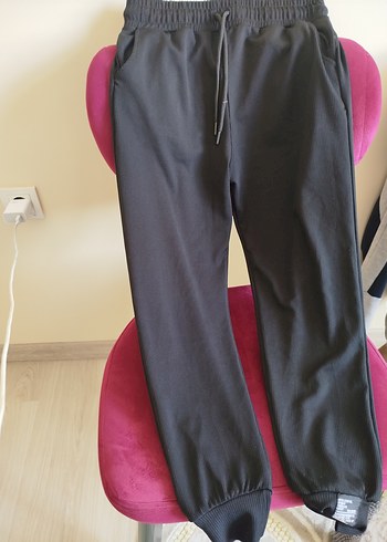 Kadın Siyah Dar Kesim eşofman - Görsel 6