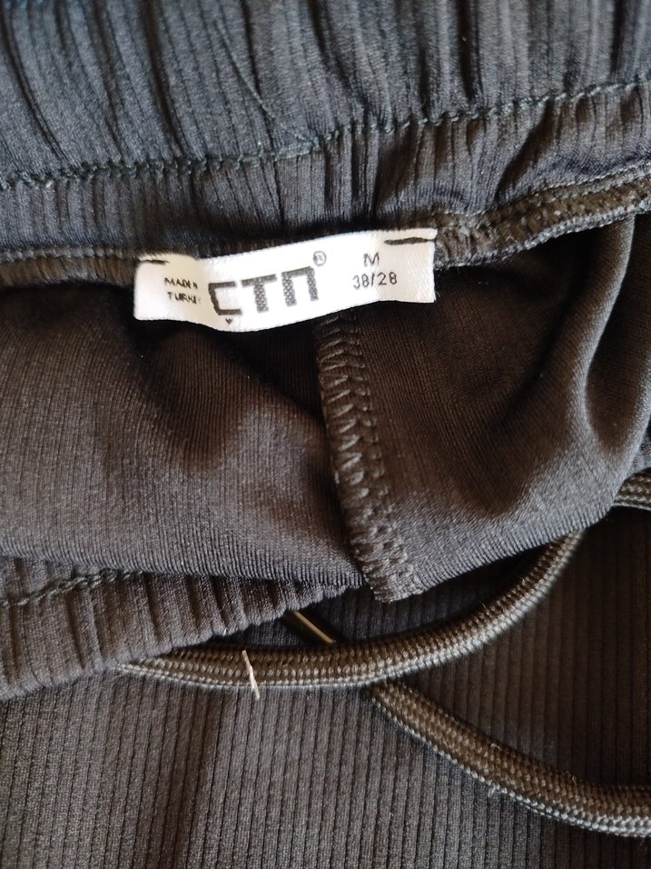 Kadın Siyah Dar Kesim eşofman - Görsel 4