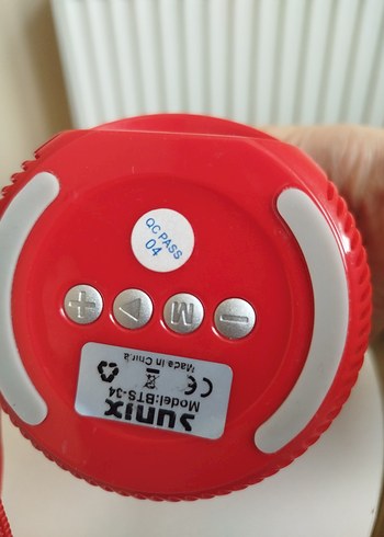 Kırmızı Bluetooth Hoparlör - Görsel 2