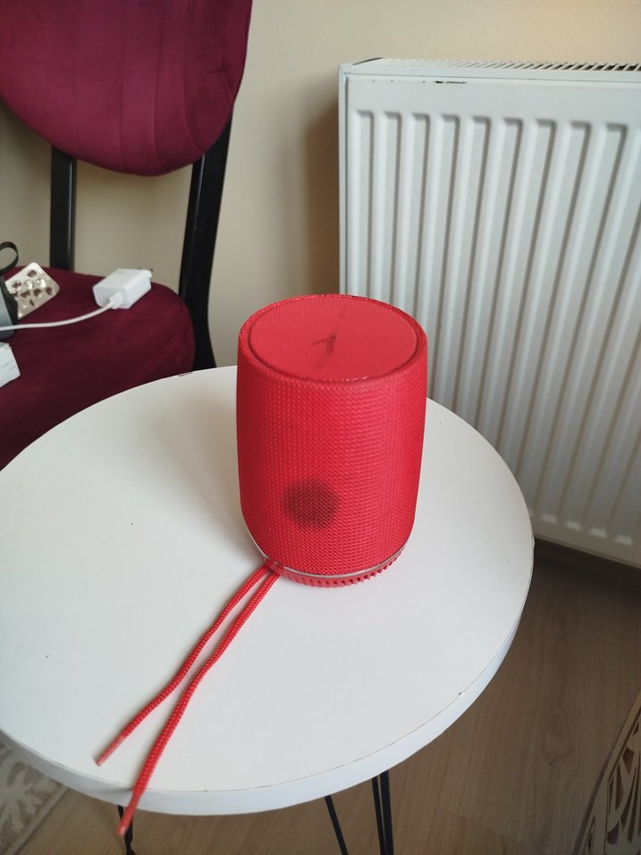 Kırmızı Bluetooth Hoparlör - Görsel 5