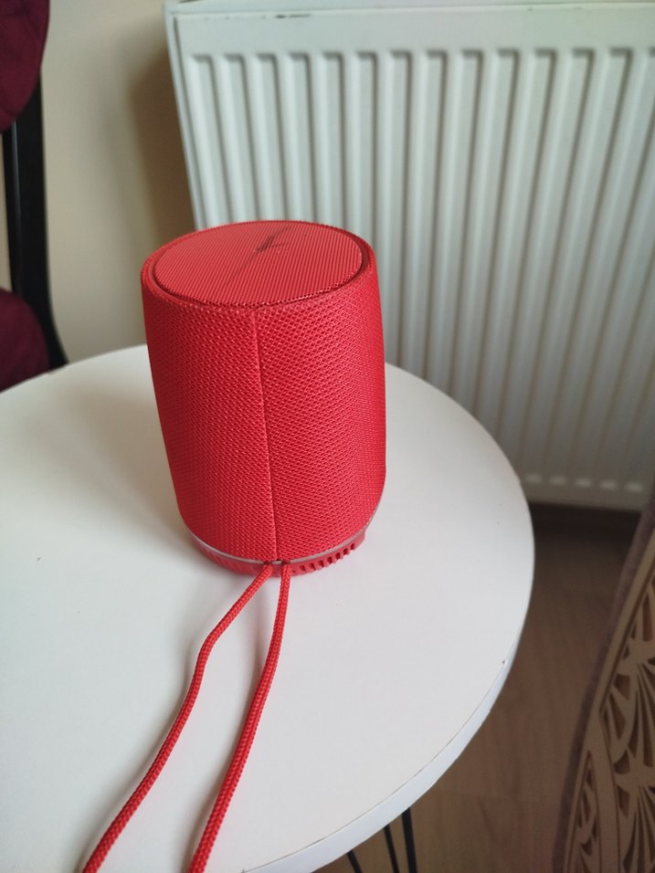 Kırmızı Bluetooth Hoparlör - Görsel 3