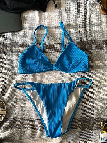 Mavi bikini takım