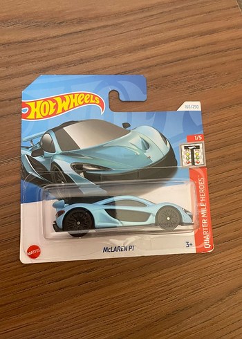Hot Wheels MCLAREN P1 mavi oyuncak araba