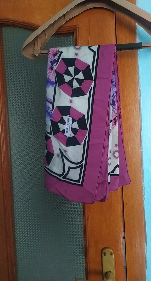 Pembe Bohem Kadın  eşarp - Görsel 3