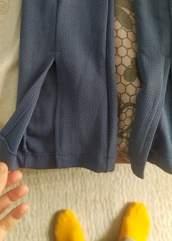 Mavi Pilili Kadın Kumaş Pantolon - Görsel 2