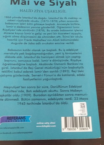 Mai ve Siyah - Halid Ziya Uşaklıgil - Görsel 4