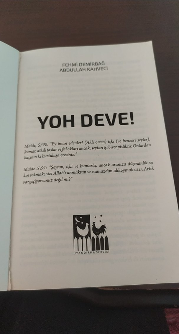 Yoh Deve! - Mizah Kitabı - Görsel 2