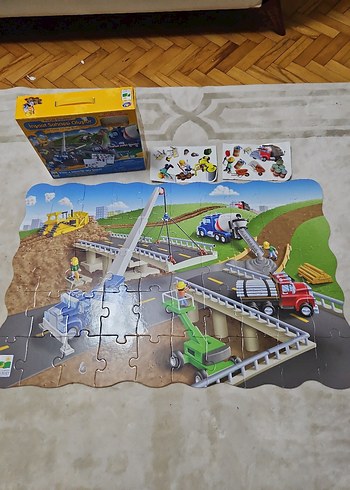 Çocuklar için İnşaat Temalı Puzzle