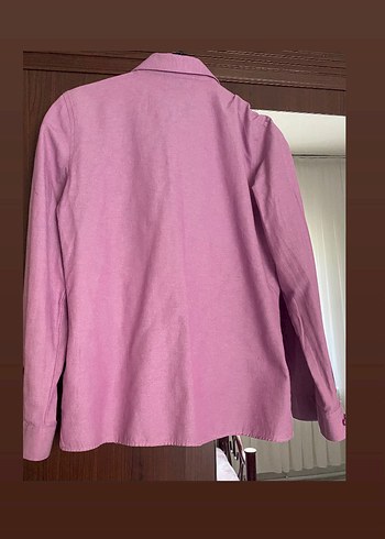 U.S Polo Assn. Düğmeli Pembe Kadın Gömlek