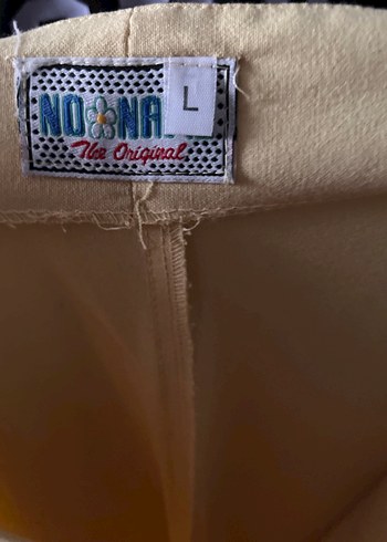 Vintage tereyağı sarısı kadın kumaş pantolon - Görsel 2