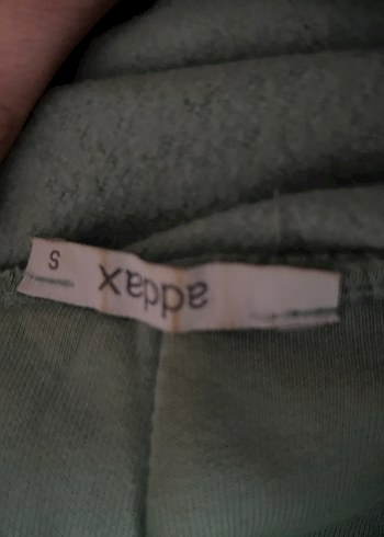 Kadın Yeşil Kapüşonlu Rahat Sweatshirt - Görsel 2