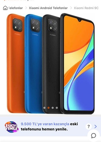 Koyu Mavi Redmi Android Telefon - Görsel 5