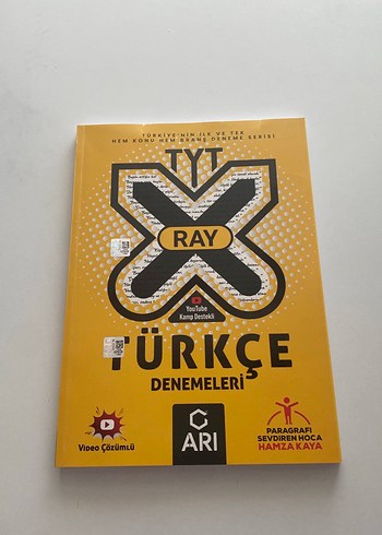 TYT Ray Türkçe Denemeleri Sınav Kitabı
