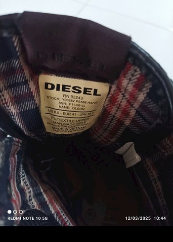 Diesel marka Deri Bot - Görsel 9
