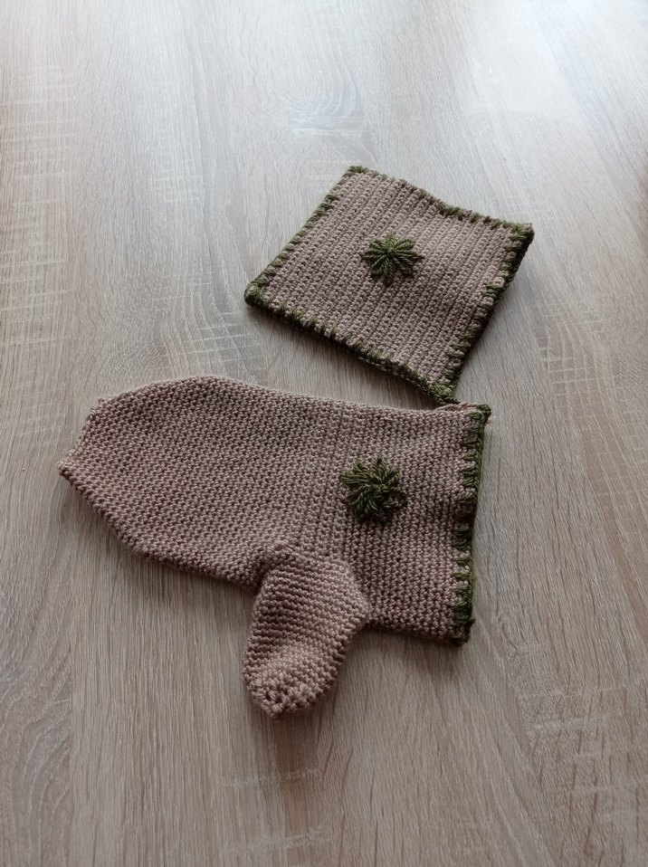 El örgüsü eldiven fırın tutacağı - Görsel 4