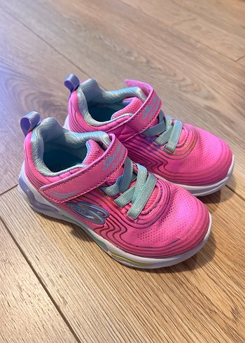 Kız Çocuk Pembe Spor Ayakkabı Velcro Bağlı - Görsel 4