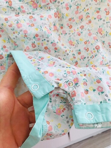 12-18 Ay Beden Altı çıtçıtlı tulum
