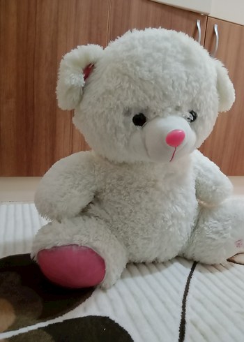 Beden Renk Beyaz Peluş Oyuncak Ayı