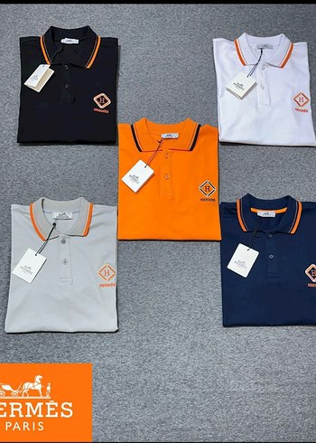 Erkek Gri Baskılı Kısa Kollu Polo Tişört
