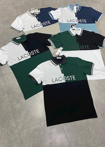 Lacoste Erkek Renk Bloklu Polo Tişört
