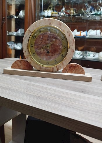 tek kurmalı mermer saat - Görsel 2