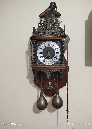 büyük boy Hollanda duvar saati - Görsel 2