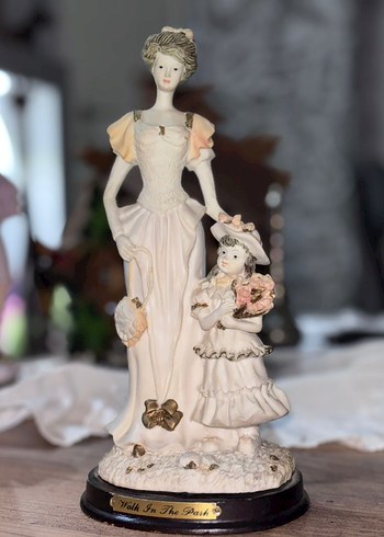 Claudio Viviani imzalı reçine poliresin el boyama biblo - Görsel 2