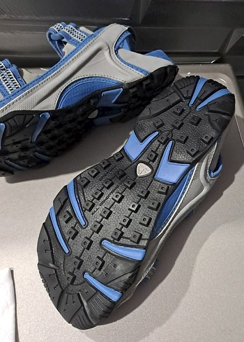 Erkek Mavi Gri Kayışlı Sandalet - Görsel 3